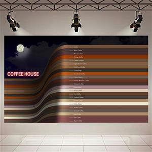 تابلو بوم مدل قهوه مدل COFFEE HOUSE کد AR37 