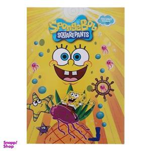 دفتر شطرنجی 30 برگ تکنو طرح باب اسفنجی کد 83