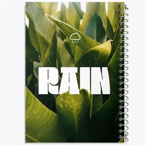 دفتر مشق 50 برگ خندالو طرح باران (Rain)