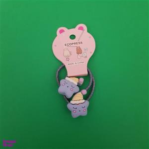 کش مو دخترانه مدل ستاره کد 01 بسته 2 عددی