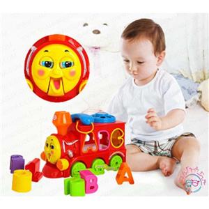 وسایل بازی کودک HUILE TOYS مدل قطار الفبا8810 