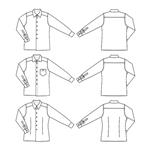 الگو خیاطی پیراهن مردانه کلاسیک بوردا متد مولر سایز 44 تا 60