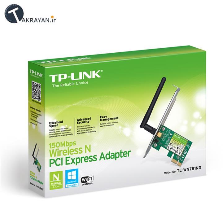TP-LINK TL-WN781ND 150Mbps Wireless N PCI Express Adapter