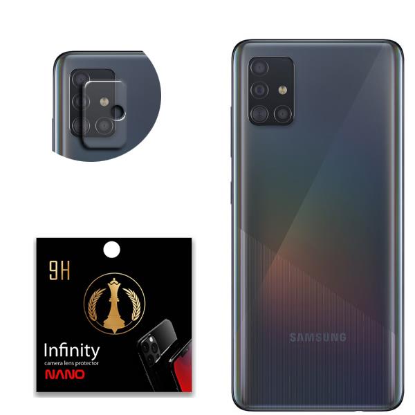 محافظ لنز دوربین اینفینیتی مدل Pro Max مناسب برای گوشی موبایل سامسونگ Galaxy A71