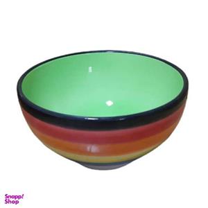 کاسه سرامیکی مدل دو نفره طرح رنگین کمان کد 02