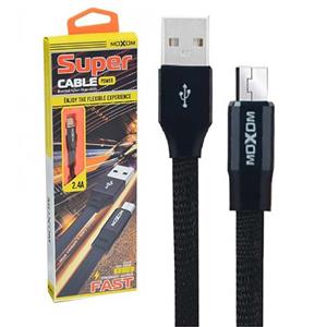 کابل تبدیل USB به microusb موکسوم مدل MX-CB06 طول 1 متر