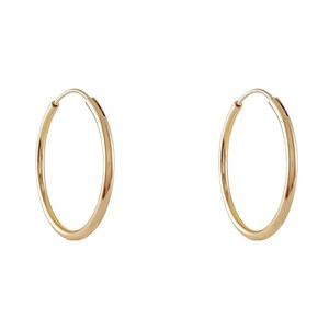 گوشواره زنانه ژوپینگ مدل حلقه ای ساده