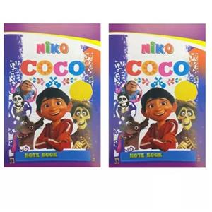 دفتر مشق 40 برگ نیکو مدل کوکو بسته 2 عددی