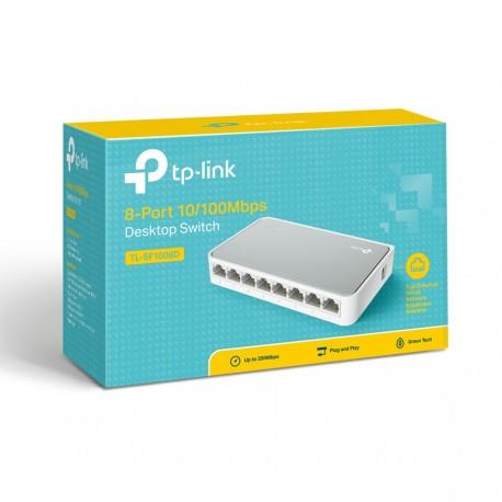 TP-LINK TL-SF1008D 8-Port 10/100Mbps Desktop Switch