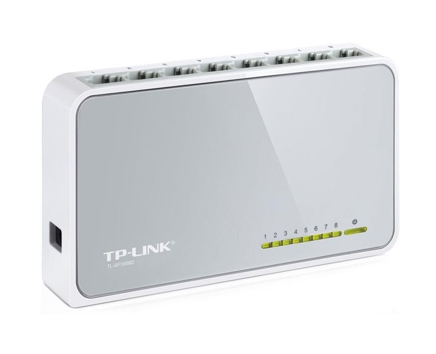 TP-LINK TL-SF1008D 8-Port 10/100Mbps Desktop Switch