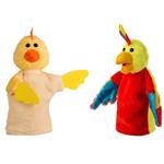 عروسک نمایشی شادی رویان مدل پرندگان کد 4 مجموعه 2 عددی
