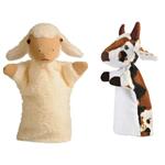 عروسک شادی رویان مدل  نمایشی طرح حیوانات مزرعه مجموعه 2 عددی