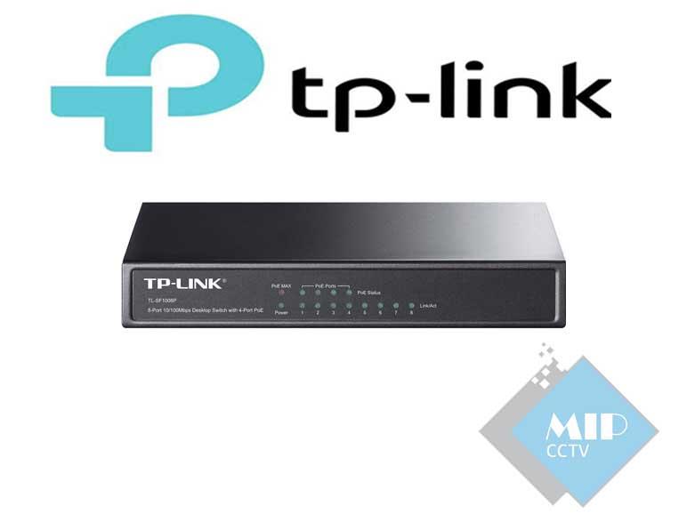 TP-LINK TL-SF1008D 8-Port 10/100Mbps Desktop Switch