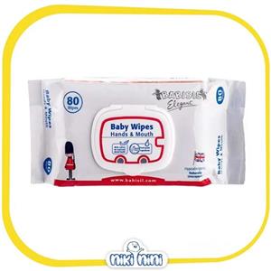 دستمال مرطوب کودک بی بی سیل بسته 80 عددی