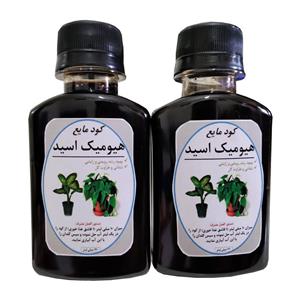 کود مایع  اسید هیومیک گیاهان آپارتمانی مدل ZD2 حجم 12 میلی لیتر بسته 2 عددی