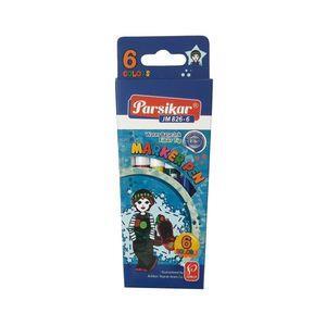 ماژیک رنگ آمیزی 6 رنگ پارسیکار کد jm826