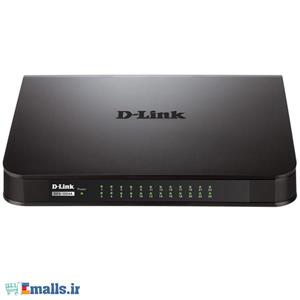 سوییچ 24 پورت غیر مدیریتی و دسکتاپ دی-لینک مدل DES-1024A D-Link DES-1024A 24-Port 10/100Mbps Unmanaged Desktop Switch