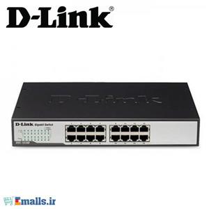 سوییچ 16 پورت گیگابیتی، غیر مدیریتی و دسکتاپ دی لینک مدل DGS 1016D D Link Port Gigabit Unmanaged Desktop Switch 