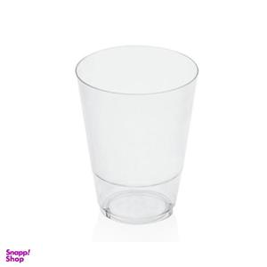 لیوان یکبار مصرف کوشا مدل اسپشیال نگین ساده 220cc کد N0403 بسته 12عددی