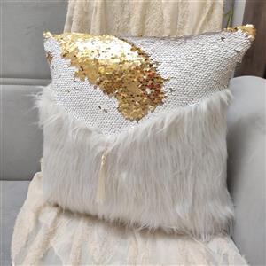 کاور کوسن مدل خز پولکی کد KH003