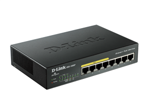 D-Link DGS-1008P 8-Port Gigabit PoE Unmanaged Switch