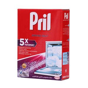 نمک مخصوص ماشین ظرفشویی پریل 2 کیلوگرمی Pril Dishwasher Salt 2Kg