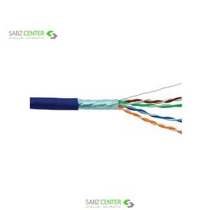 دی لینک کابل شبکه CAT5E دارای فویل با روکش پی وی سی NCB-5ESBLUR-305 D-Link STP 24AWG Solid 305M 