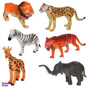 فیگور طرح حیوانات جنگل بسته 6 عددی