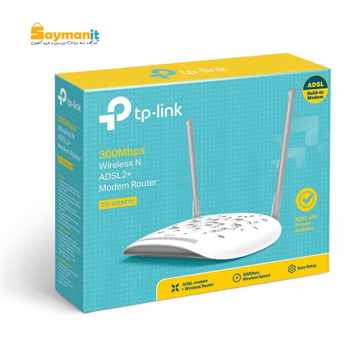TP-LINK TD-W8961N ADSL2 Plus Wireless N300 Modem Router