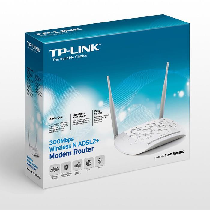 TP-LINK TD-W8961N ADSL2 Plus Wireless N300 Modem Router