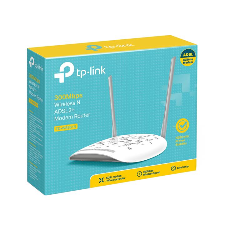 TP-LINK TD-W8961N ADSL2 Plus Wireless N300 Modem Router