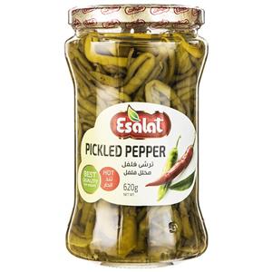 ترشی فلفل اصالت مقدار 620 گرم Esalat Pepper Pickled 620gr