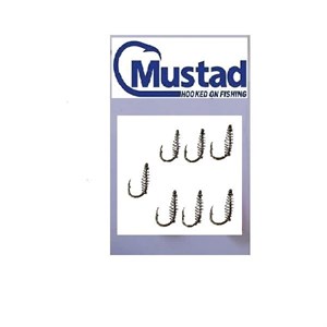 قلاب ماهیگیری موستاد مدل فنردار سایز 3 بسته 7 عددی
