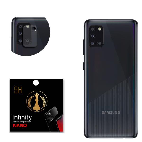 محافظ لنز دوربین اینفینیتی مدل Pro Max مناسب برای گوشی موبایل سامسونگ Galaxy A31 بسته 2 عددی