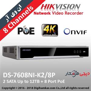 هایک ویژن دستگاه NVR مدل DS 7608NI K2 