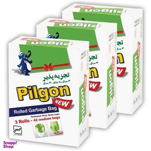 کیسه زباله پیلگون مدل gm3 مجموعه 3 عددی