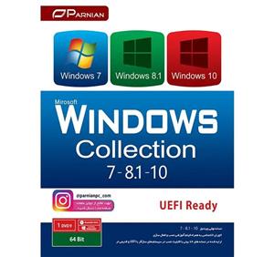 سیستم عامل Windows Collection 7 / 8.1 / 10 64-Bit نشر پرنیان