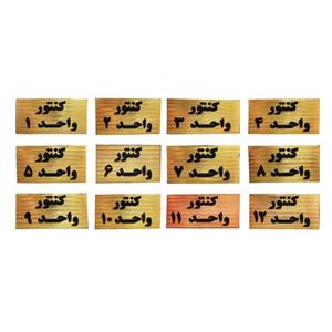 تابلو نشانگر طرح کنتور مدل M-1 مجموعه 12 عددی