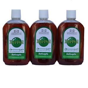مایع ضدعفونی کننده سطوح دیرپول مدل SURF حجم 500 میلی لیتر  بسته 3 عددی