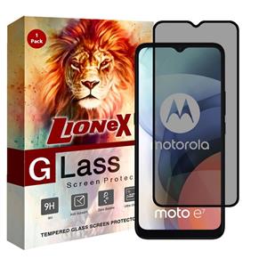 محافظ صفحه نمایش سرامیکی حریم شخصی لایونکس مدل PRC-L مناسب برای گوشی موبایل موتورولا Moto E7 Lionex PRC-L Privacy Ceramics Screen Protector For Motorola Moto E7