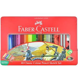 مداد رنگی 48 رنگ فابر کاستل مدل Classic Colour Sketch 115849 Faber Castell Classic Colour Sketch 115849 Color Pencil