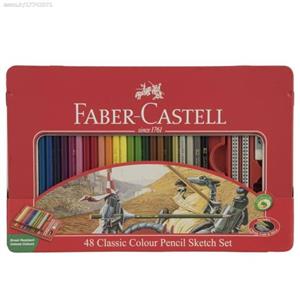 مداد رنگی 48 رنگ فابر کاستل مدل Classic Colour Sketch 115849 Faber Castell Classic Colour Sketch 115849 Color Pencil