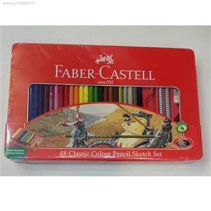 مداد رنگی 48 رنگ فابر کاستل مدل Classic Colour Sketch 115849 Faber Castell Classic Colour Sketch 115849 Color Pencil