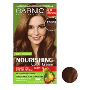 کیت رنگ مو گارنیک شماره 6.0 حجم 80 میلی لیتر رنگ بلوند تیره