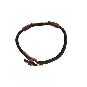 دستبند چرمی کهن چرم طرح تولد اسفند مدل BR47-12 Kohan Charm BR47-12 Leather Bracelet