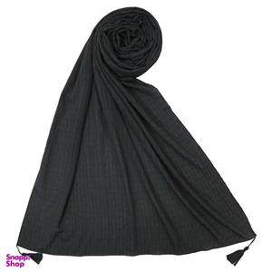 شال زنانه مدل  ساده پاییزه منگوله دار تسلا کد 004