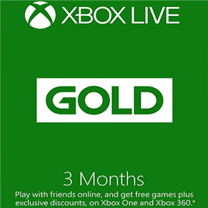 اکانت سه ماهه ایکس باکس مدل Gold Xbox Gold 3 month Acount