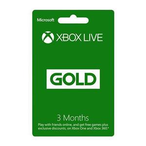 اکانت سه ماهه ایکس باکس مدل Gold Xbox Gold 3 month Acount