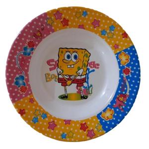 بشقاب کودک طرح باب اسفنجی
