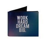 کیف پول طرح work hard dream big مدل kp704